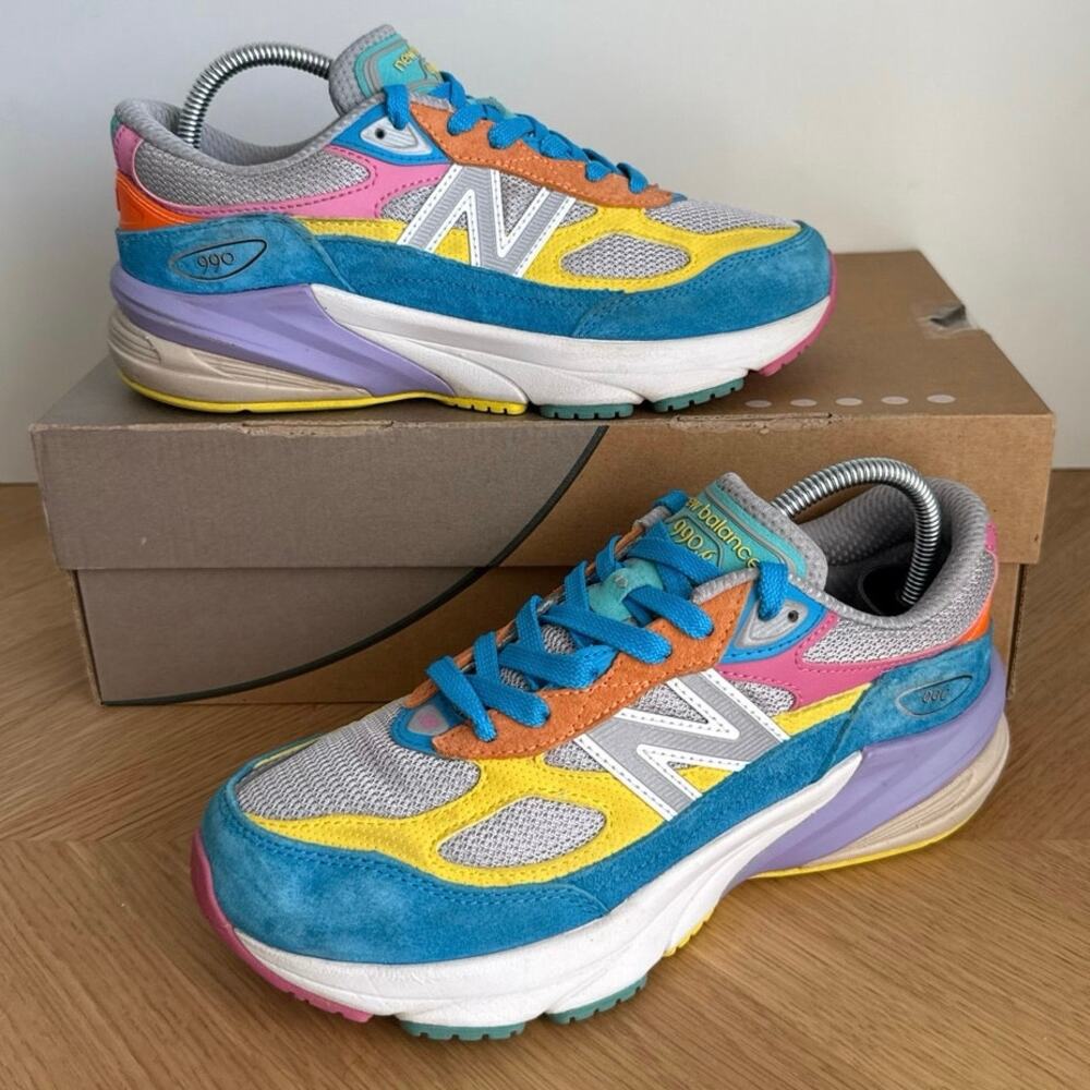 New Balance 990 V6 ‘Gelato’ Kids Sneakers- SZ 5 Y- 6.5 W - Picture 8 of 13